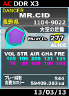 DanceDanceRevolution X - Groove Rader