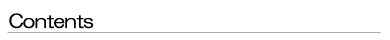 Contents